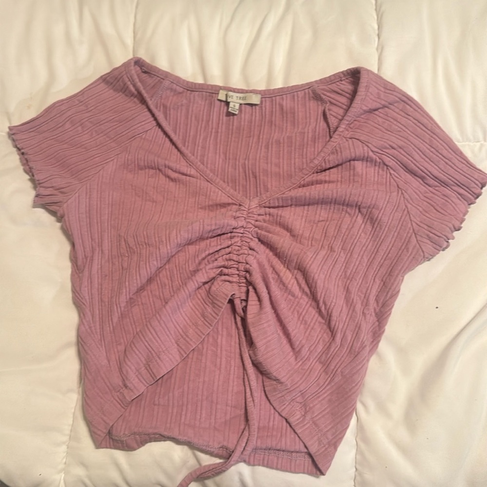 Adjustable crop top